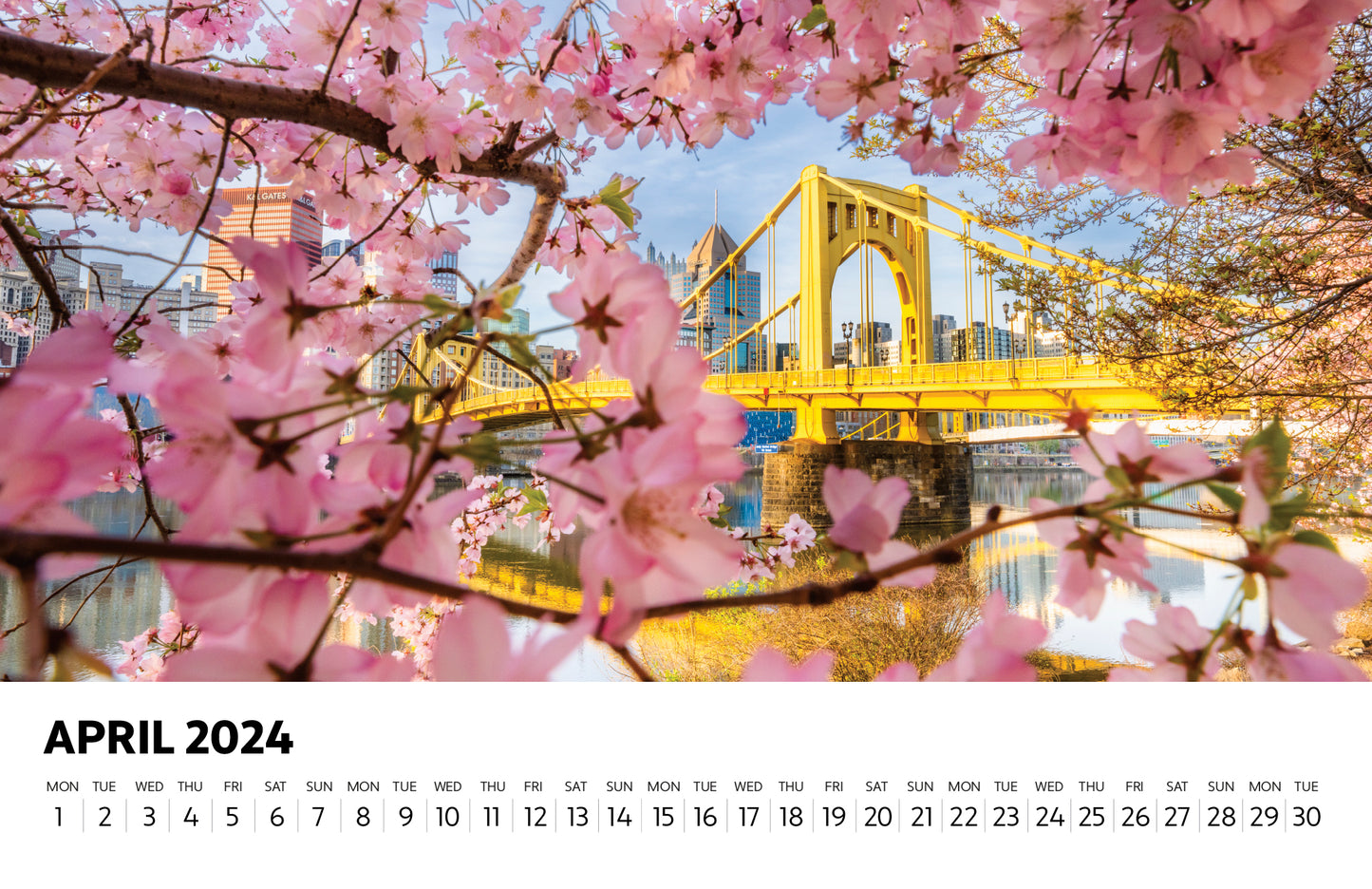 PRE-ORDER 2024 Pittsburgh Desk Calendar