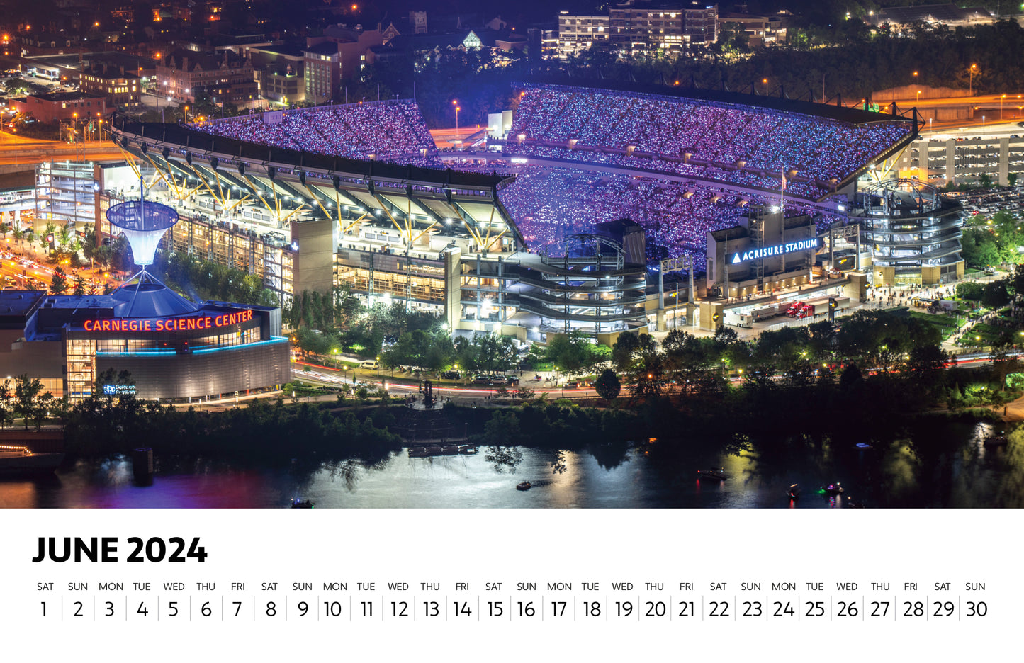 PRE-ORDER 2024 Pittsburgh Desk Calendar