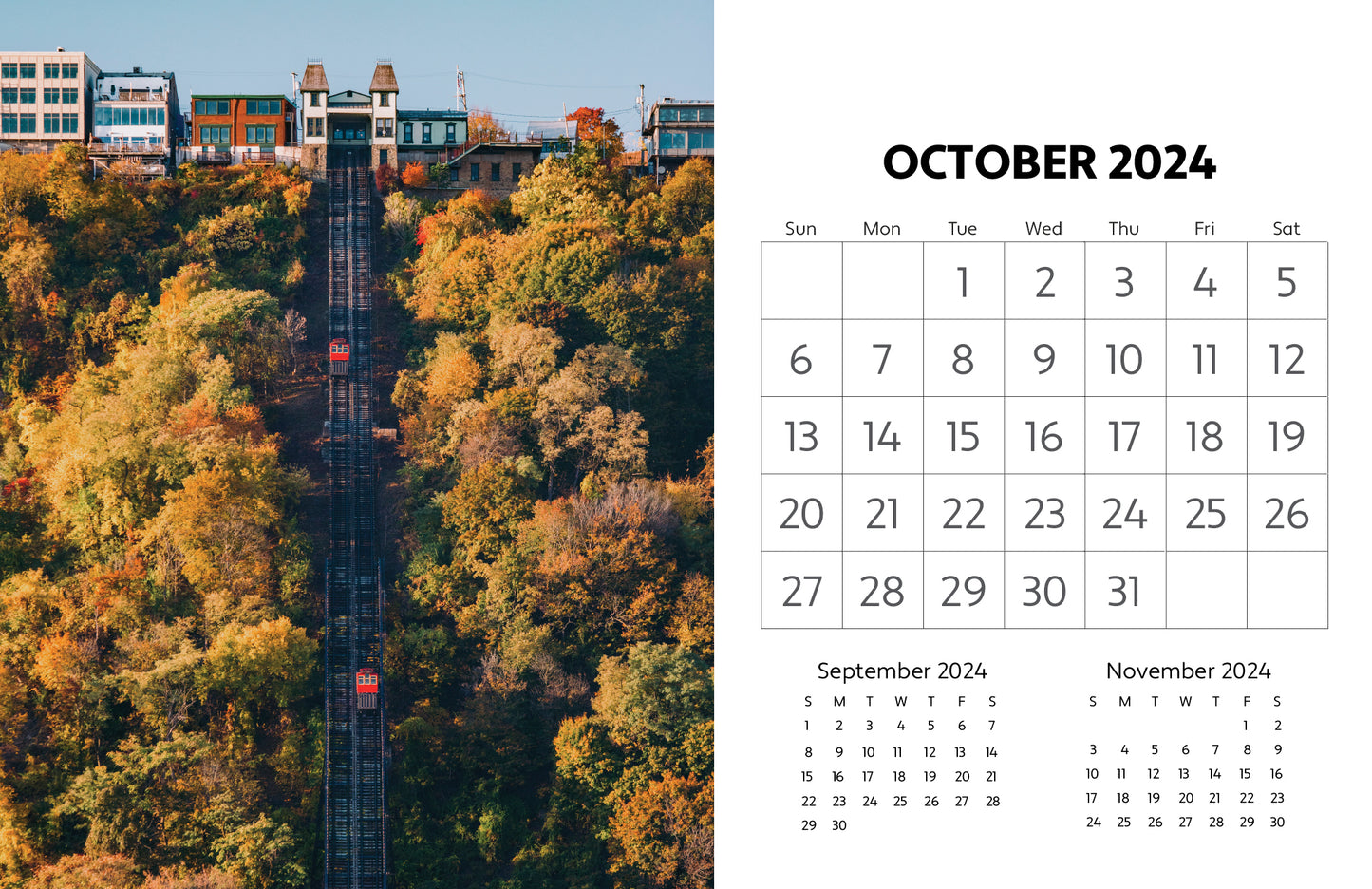 PRE-ORDER 2024 Pittsburgh Desk Calendar