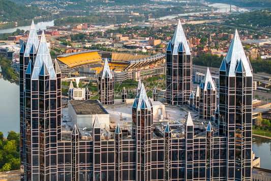 PPG Place and Acrisure Stadium (Heinz Field)