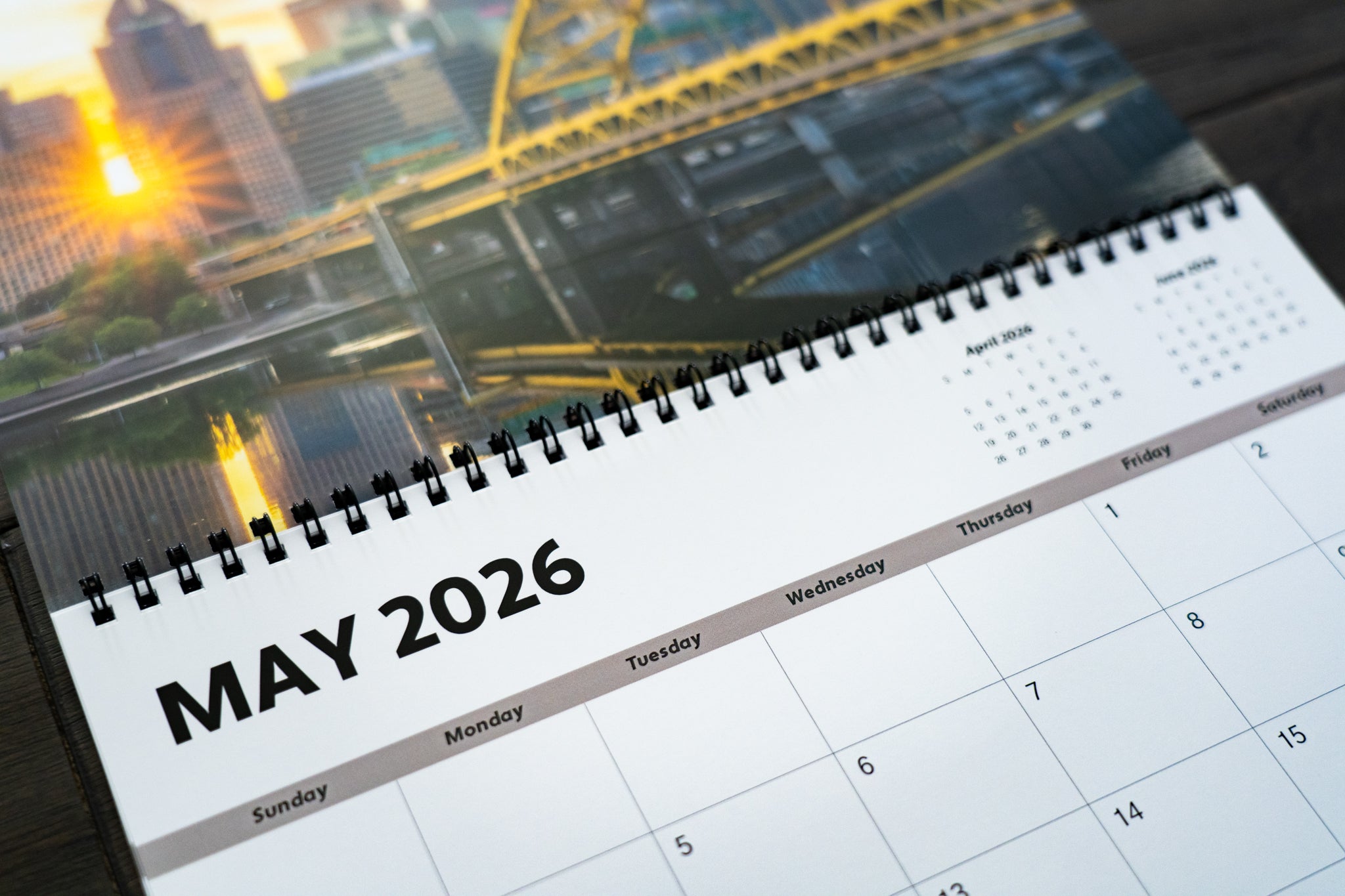 2026 Pittsburgh Wall Calendar