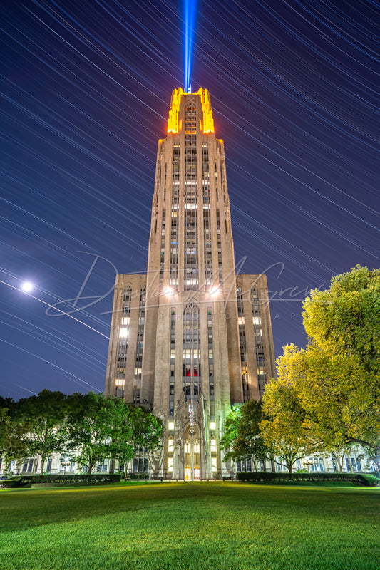 Cathedral of Learning Star Trails