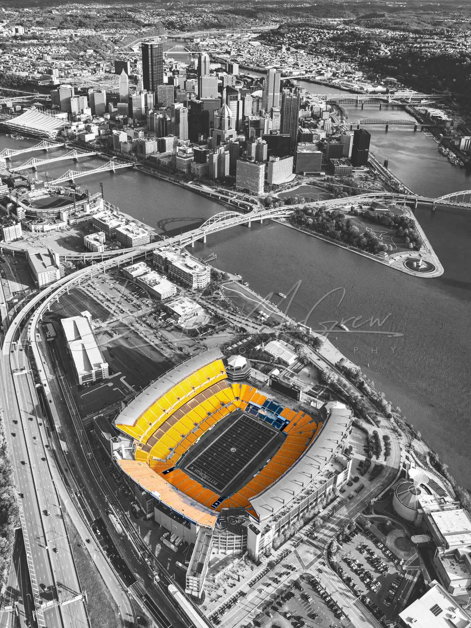 Pittsburgh Photo Print - Heinz Field (Acrisure Stadium) and