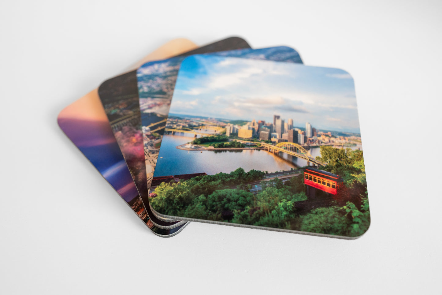 Pittsburgh Summer 4pc Coaster Set