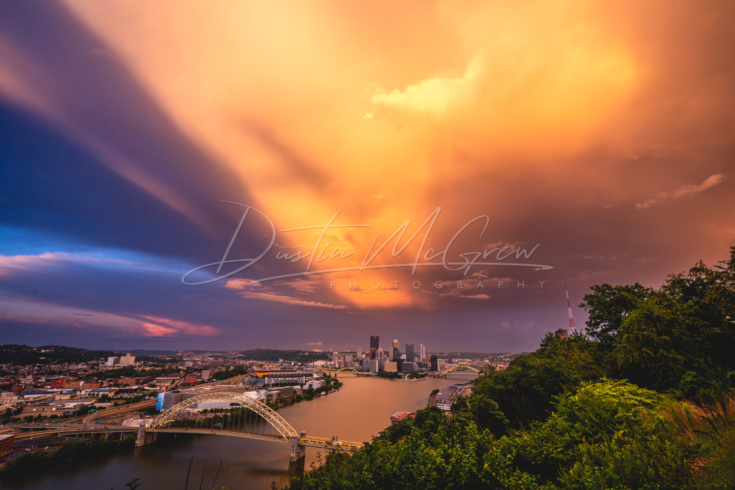 A Wild Pittsburgh Sunset