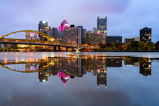 Downtown Pittsburgh Reflections Photo