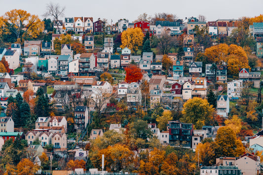 South Side Slopes in Fall Photo Print