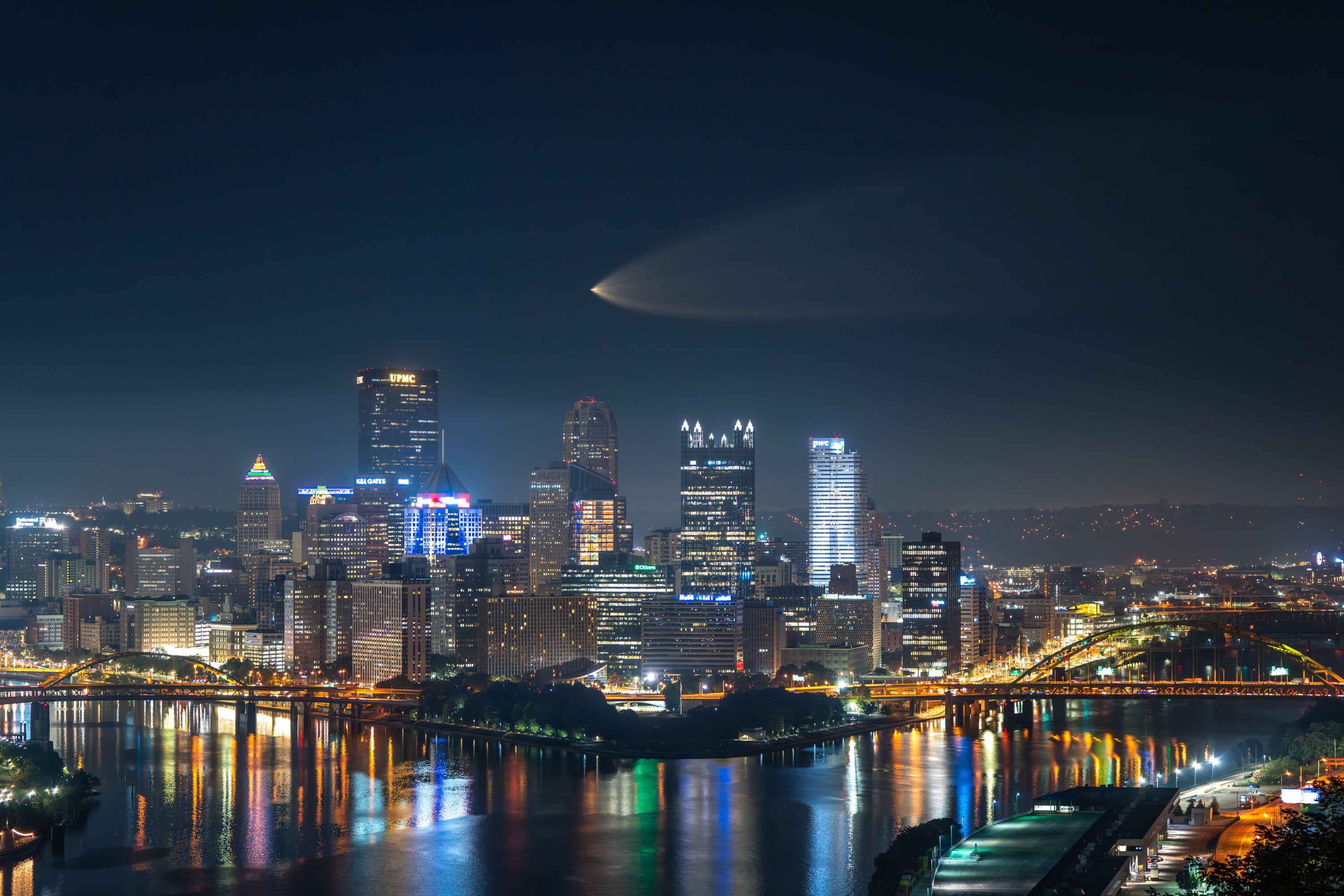 Pittsburgh SpaceX Launch Photos