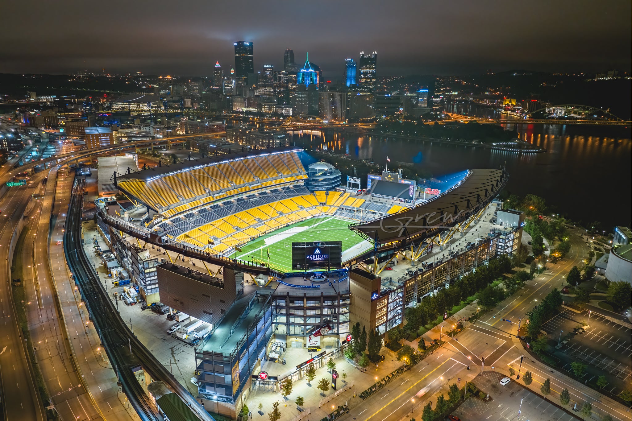 Acrisure Stadium Photo - Acrisure Stadium (Heinz Field) and the Pittsburgh  Skyline - Dustin McGrew Photography