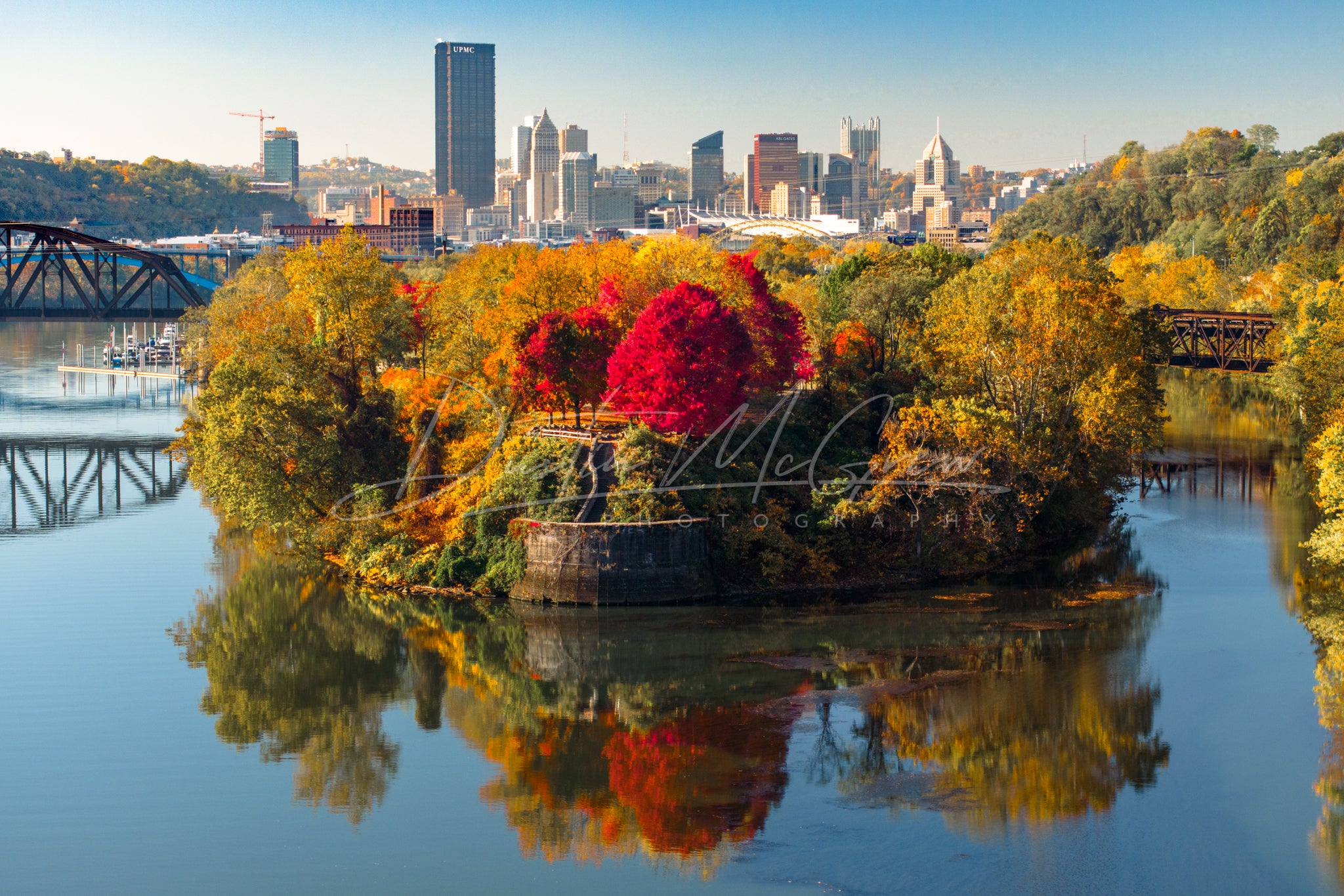 Beautiful Fall Color on Herr's Island