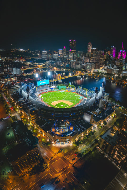 PNC Park and the Clemente Bridge Ferris Wheel