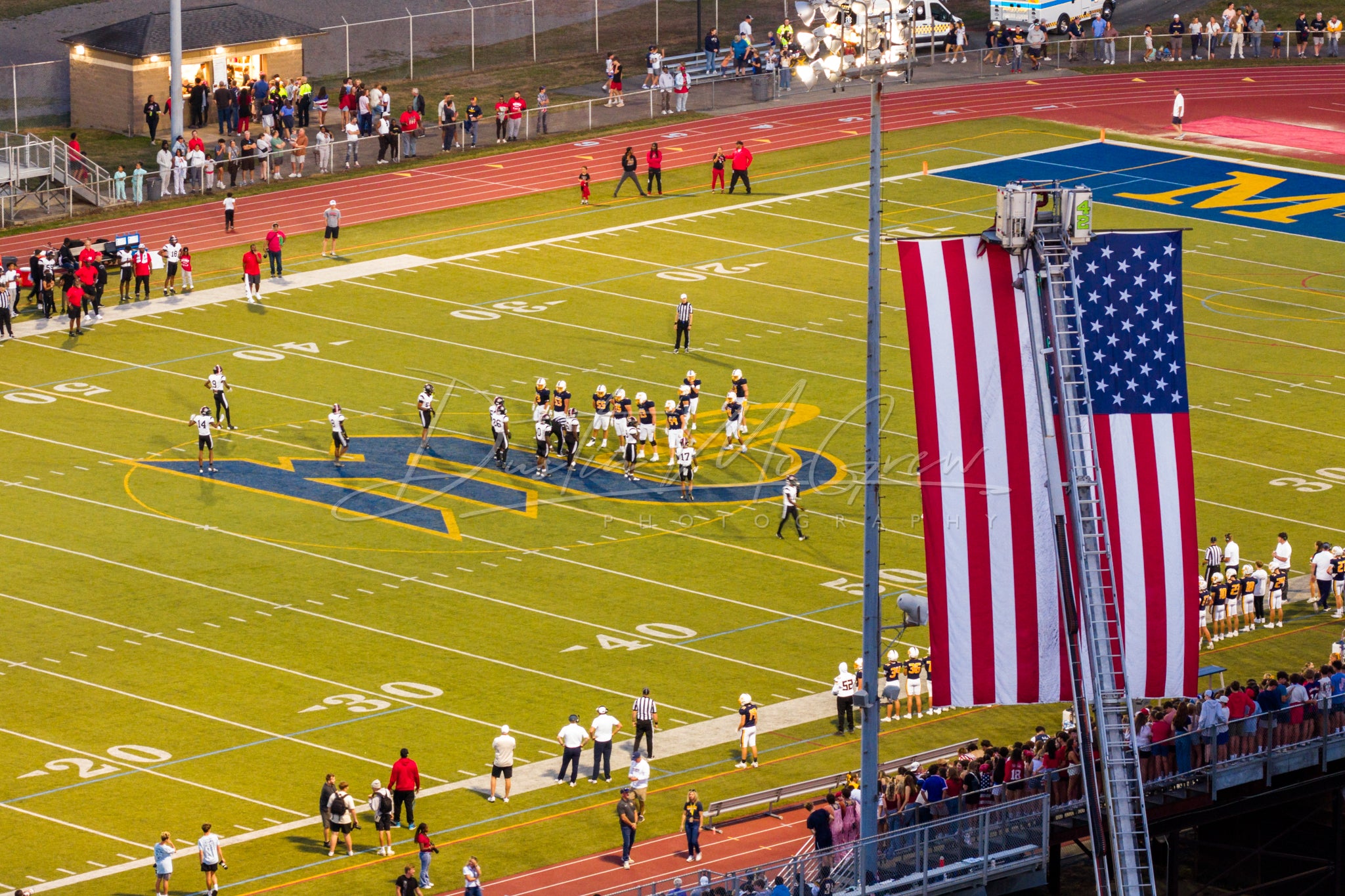 Mars High School Football Stadium Photo Dustin McGrew Photography