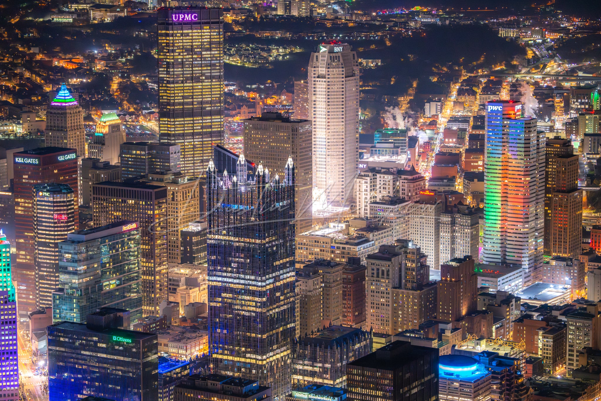 Pittsburgh Skyline on Light Up Night