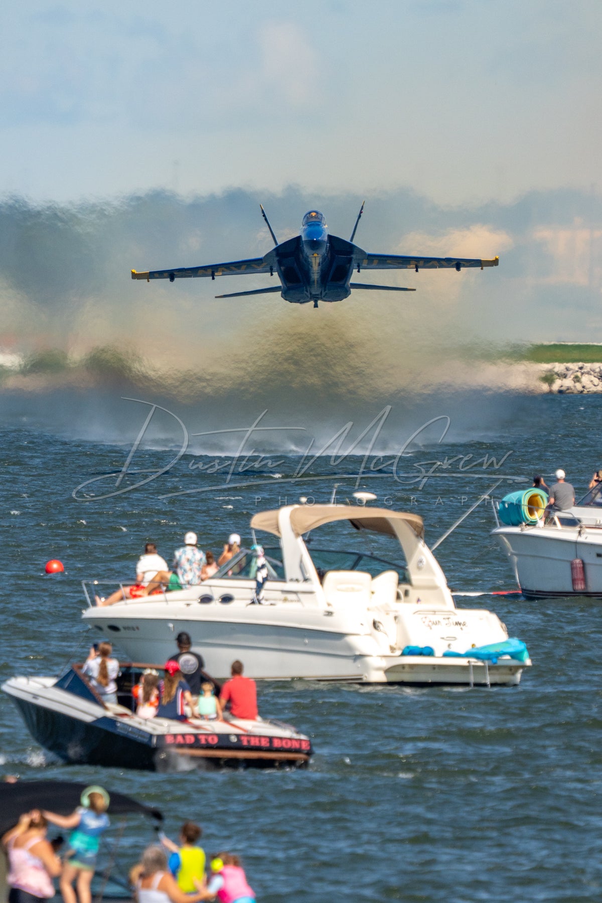 US Navy Blue Angels Takeoff at the Cleveland Airshow
