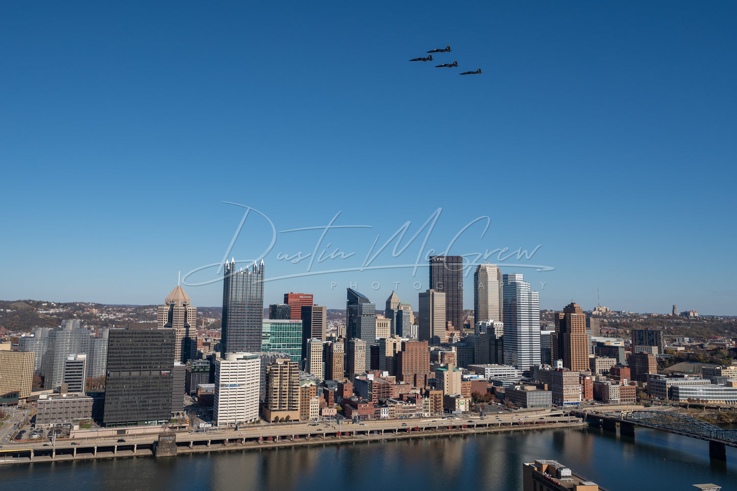 US Air Force Flyover of Pittsburgh
