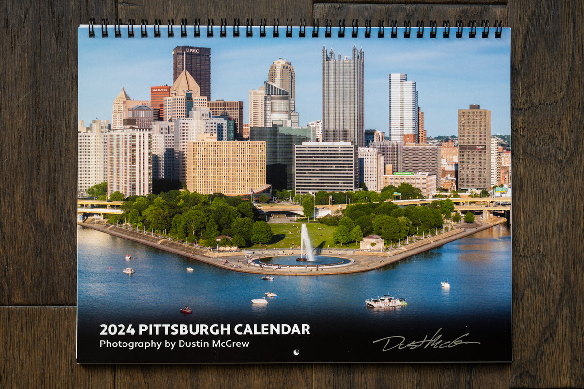 2024 Pittsburgh Wall Calendar Dustin McGrew Photography