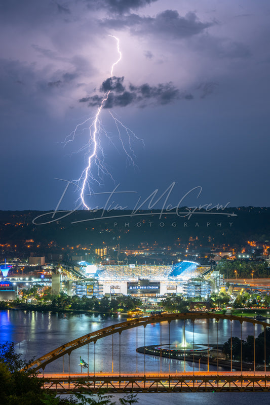 Acrisure Stadium / Heinz Field Lightning Strike