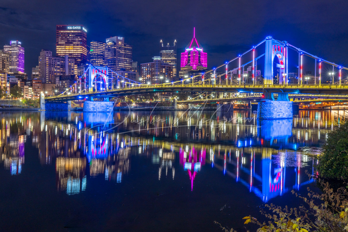 Red, White, and Blue Rachel Carson Bridge