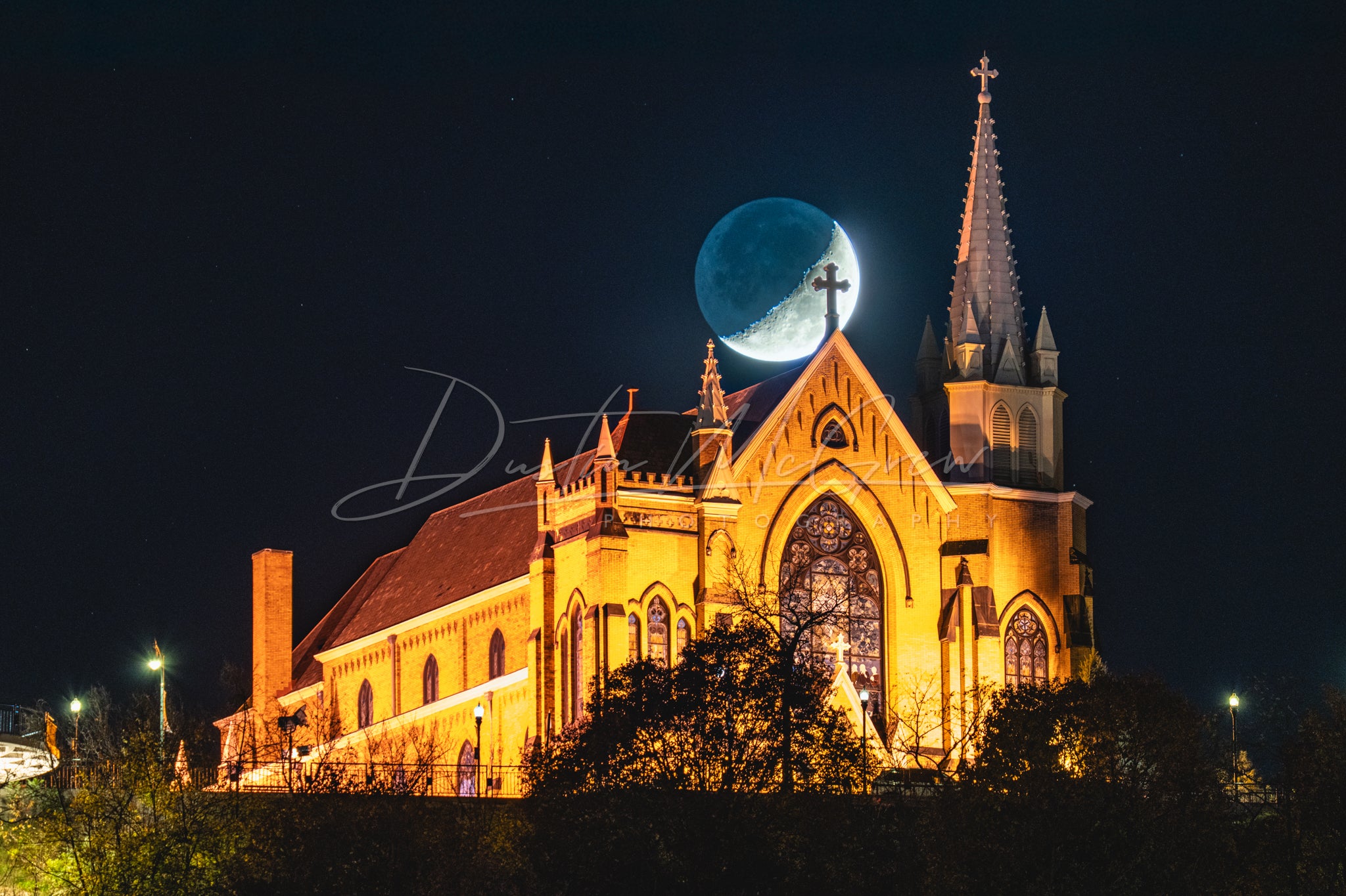 The Moon and St. Mary of the Mount
