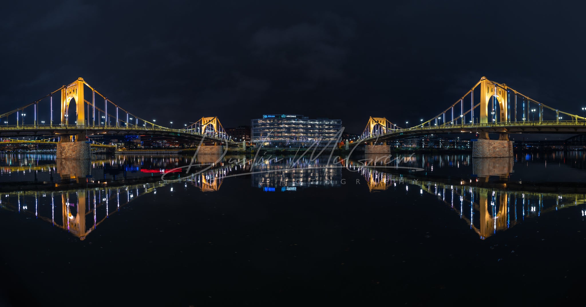Carson and Warhol Bridge Panorama