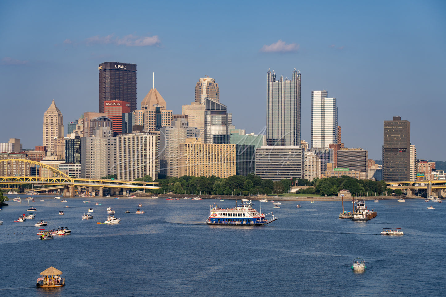 A Lovely Day on Pittsburgh's Three Rivers