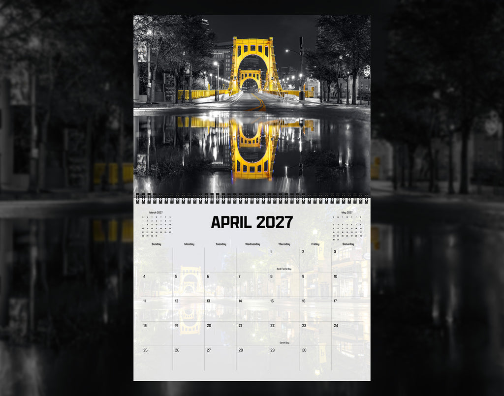 2027 Pittsburgh Wall Calendar