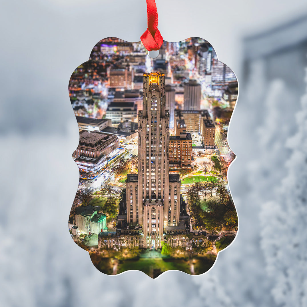 Cathedral of Learning Christmas Ornament