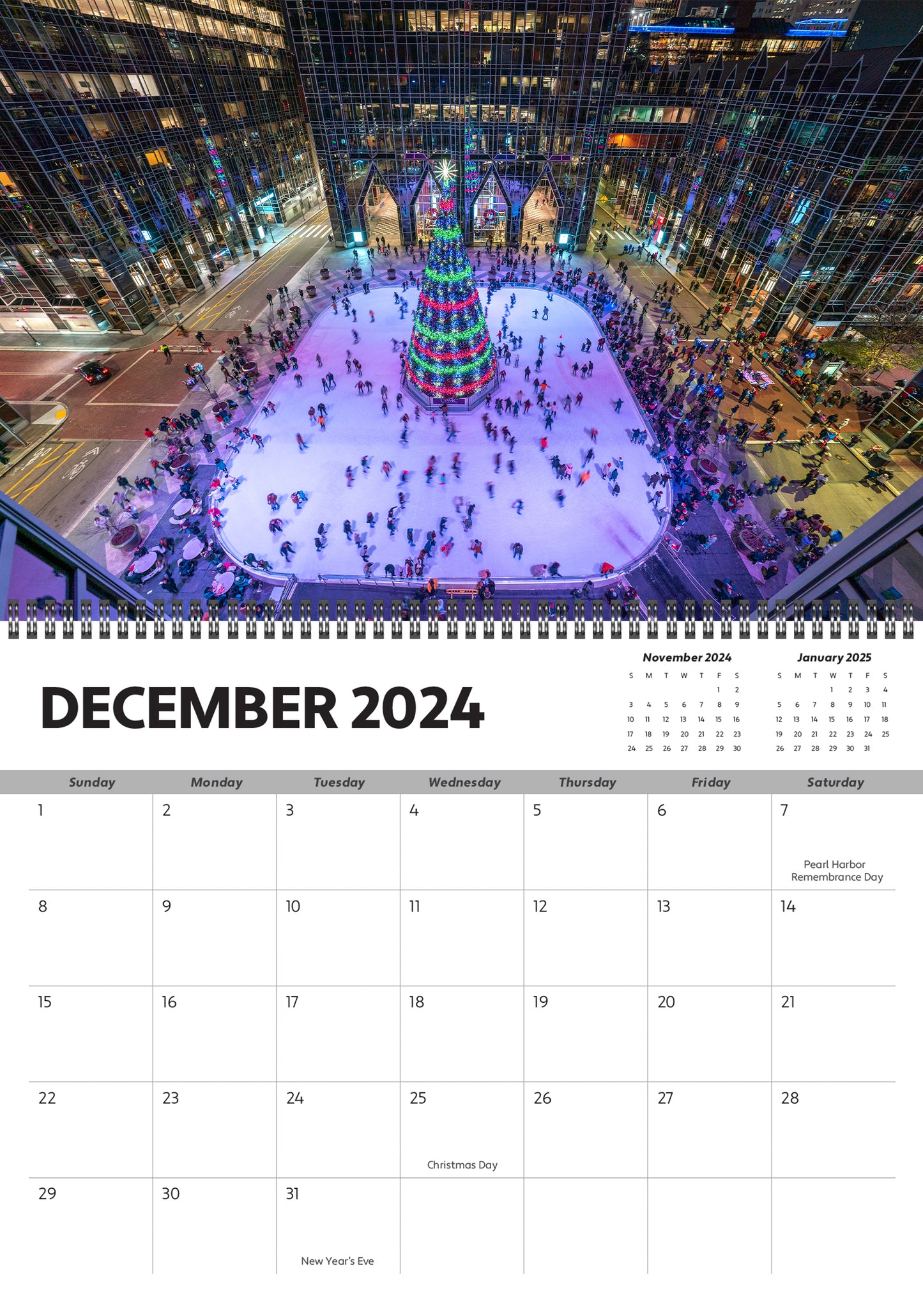 2024 Pittsburgh Wall Calendar