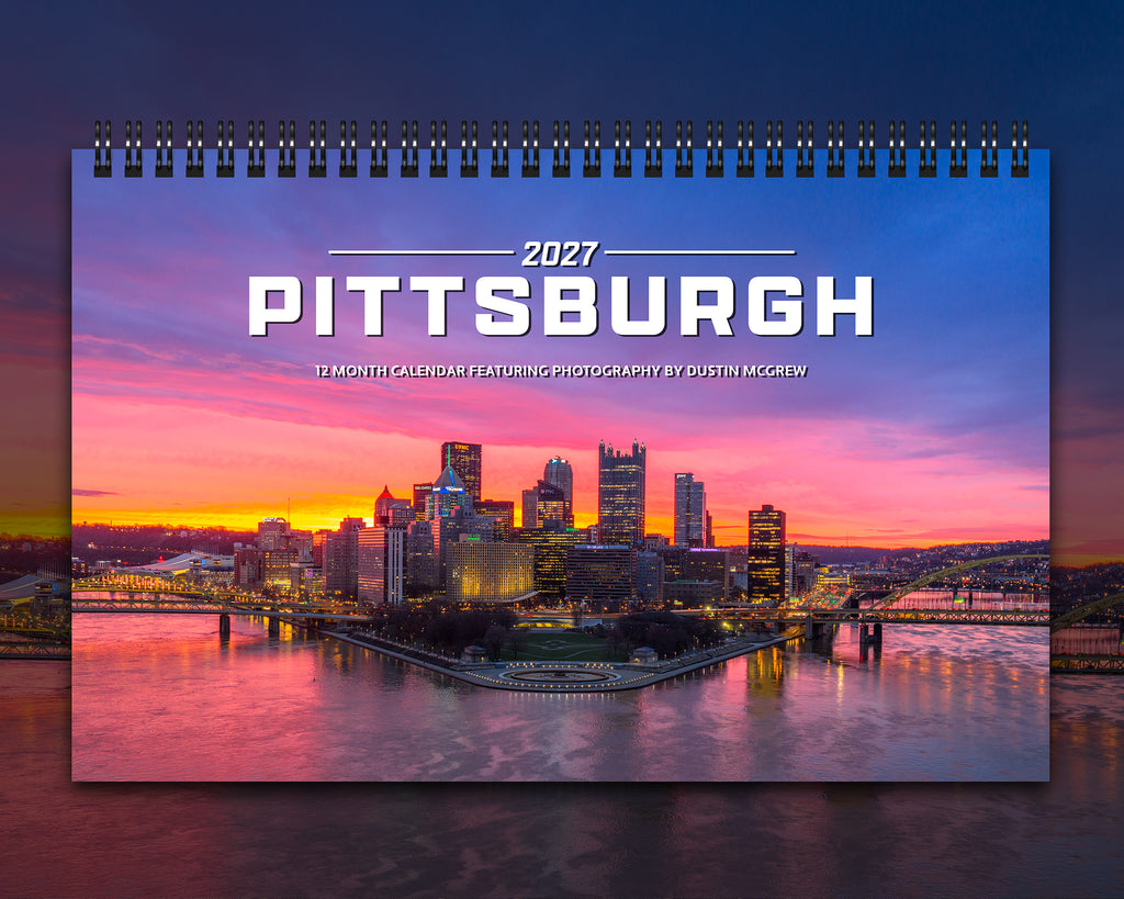 2027 Pittsburgh Desk Calendar