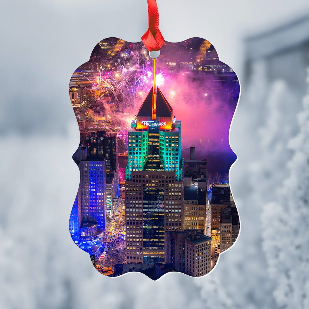 Light Up Night 2025 Ornament - Fifth Ave Place Fireworks