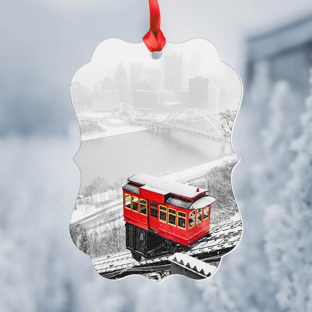 Winter Incline Christmas Ornament