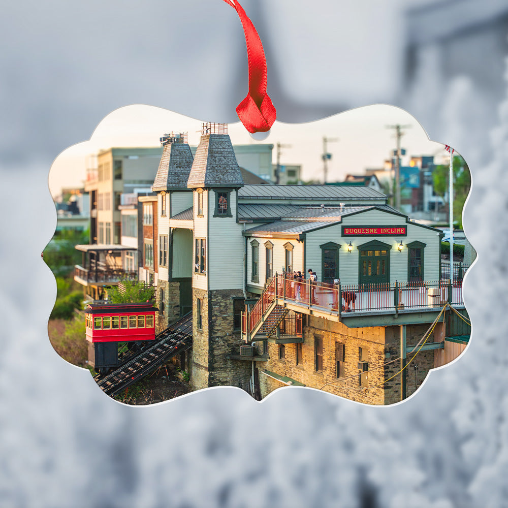 Duquesne Incline Christmas Ornament