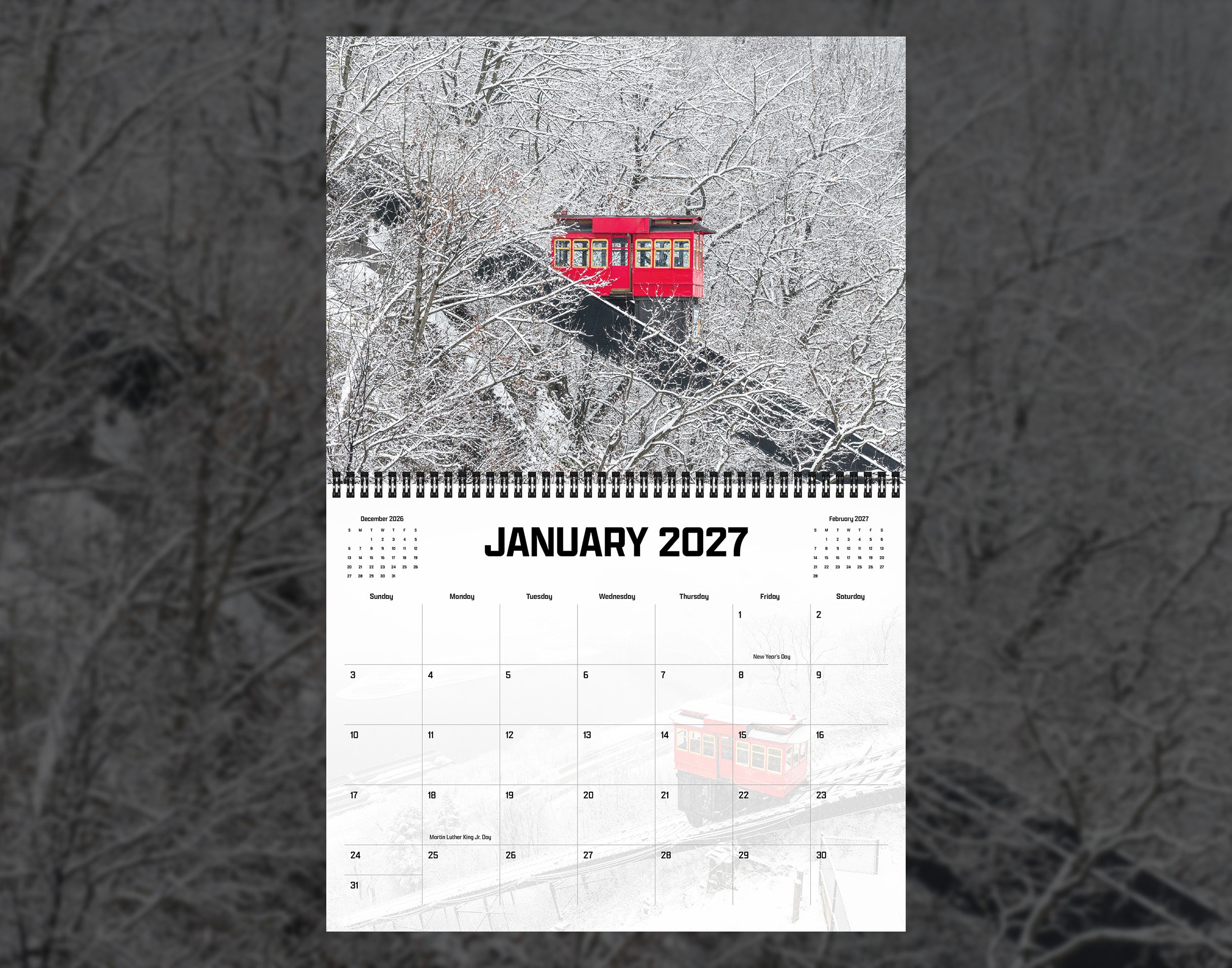2027 Pittsburgh Wall Calendar
