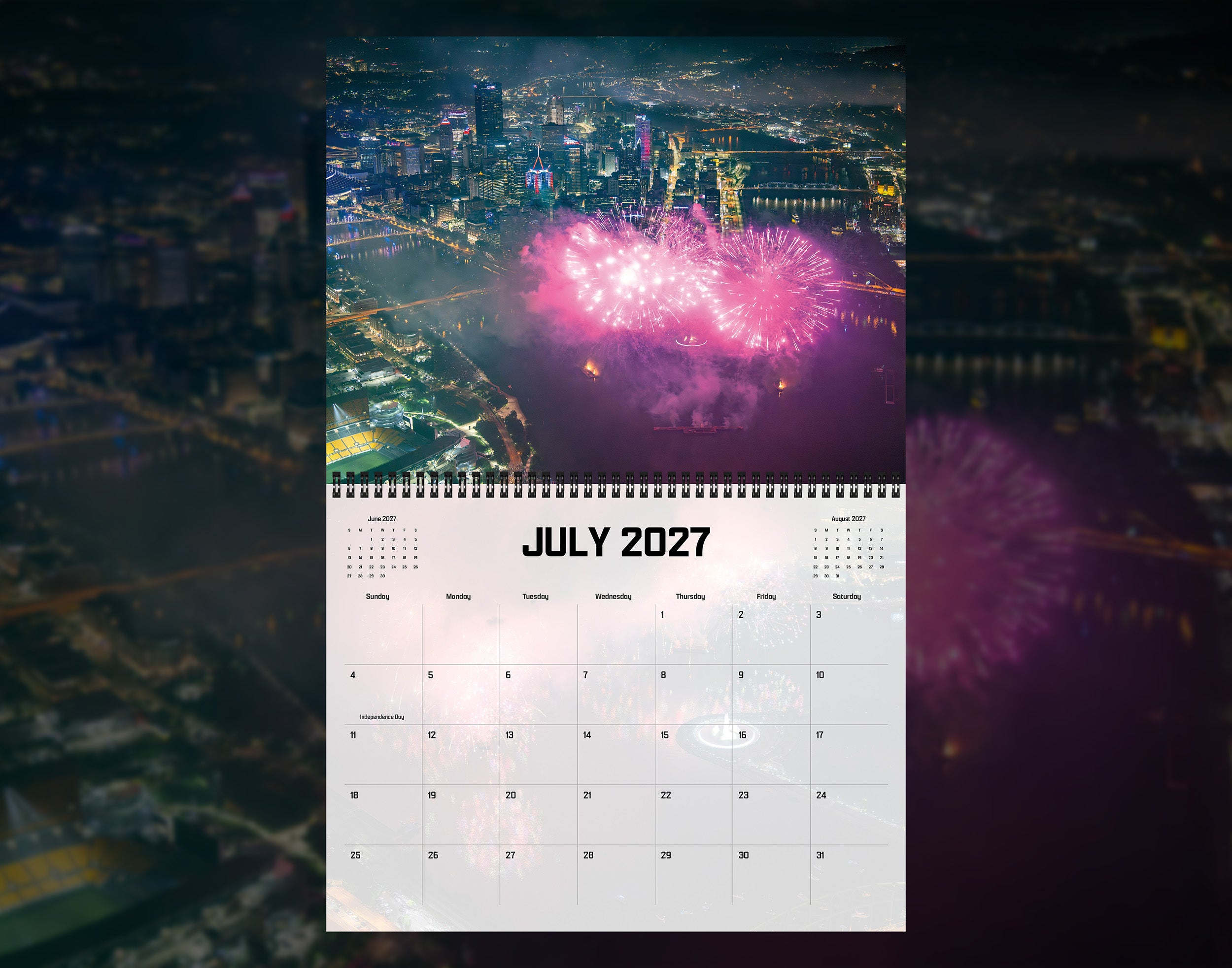 2027 Pittsburgh Wall Calendar