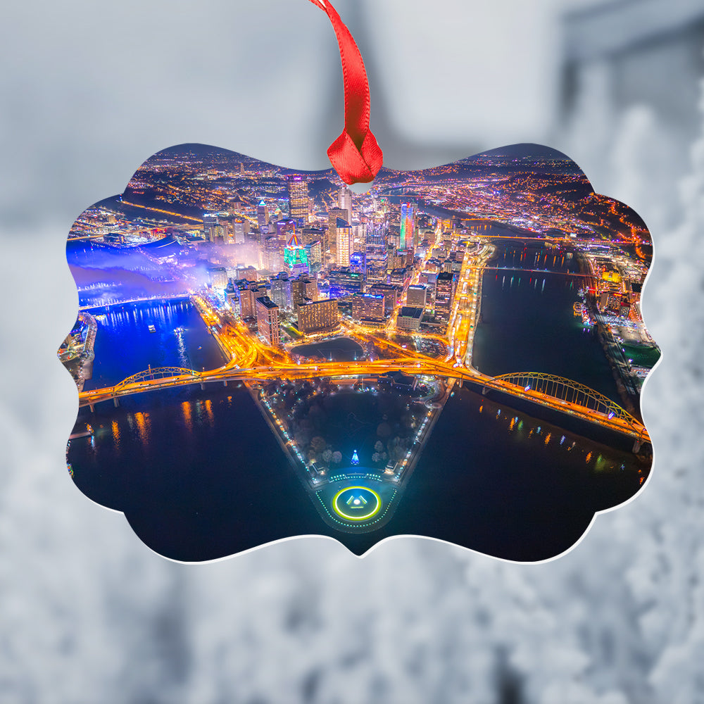 Pittsburgh Light Up Night 2025 Christmas Ornament