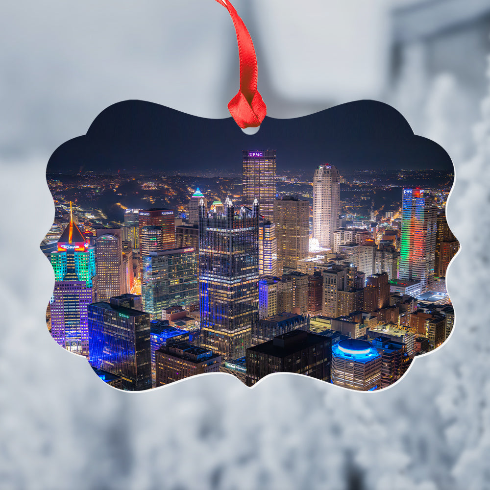 Light Up Night 2025 Ornament - Pittsburgh Skyline