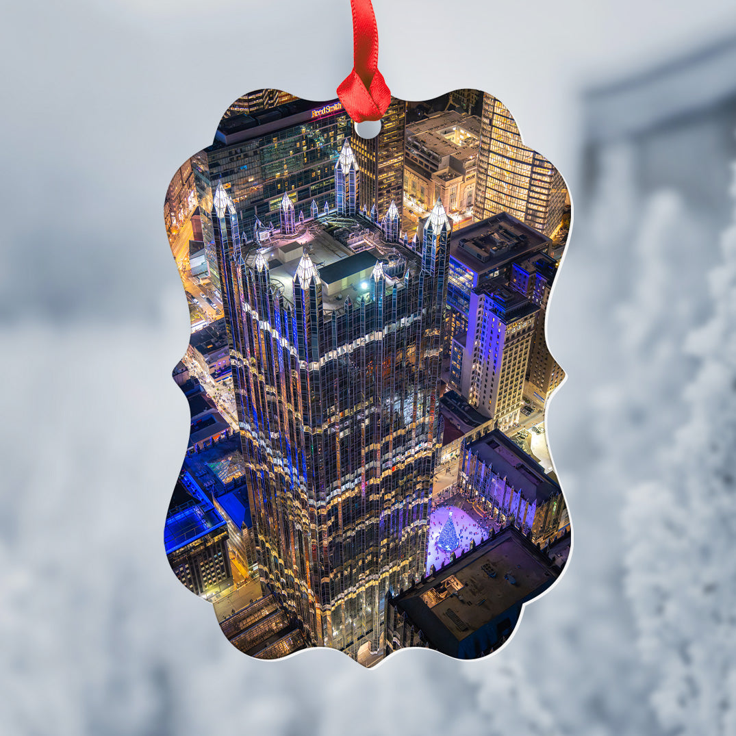 Light Up Night 2025 Ornament - PPG Place and the Ice Skating Rink