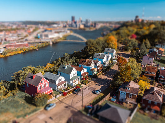 Pittsburgh's West End Neighborhood in the Fall