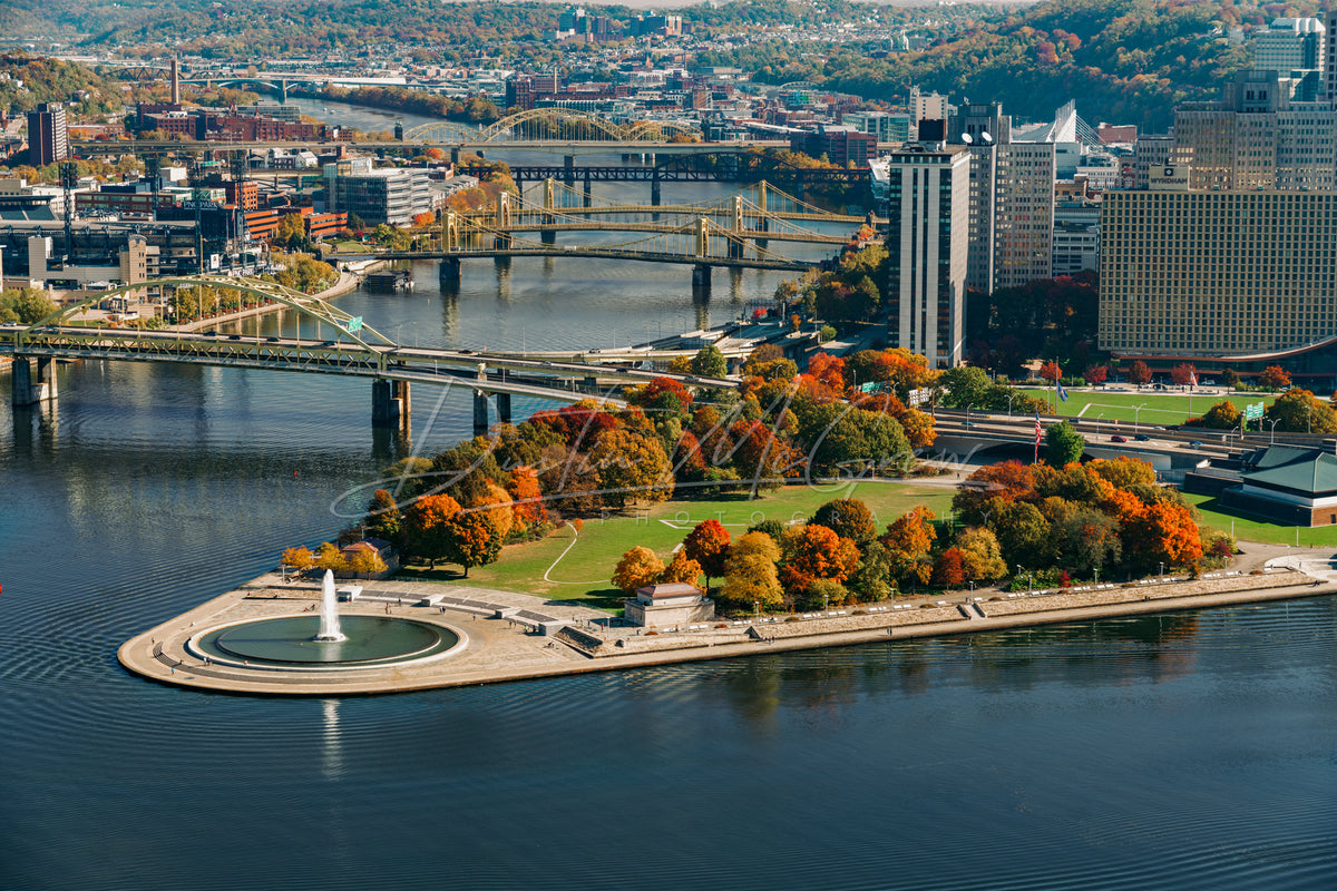 Pittsburgh Photographs - Fall Foliage in Point State Park - Dustin ...
