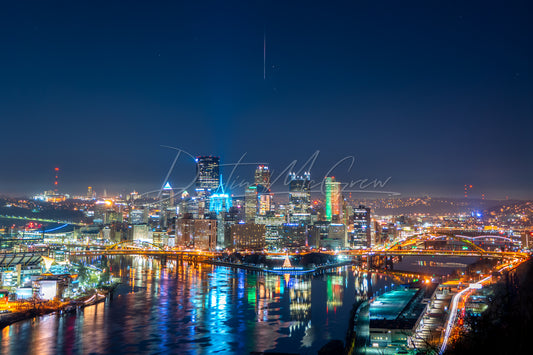 Geminid Meteor Over Pittsburgh
