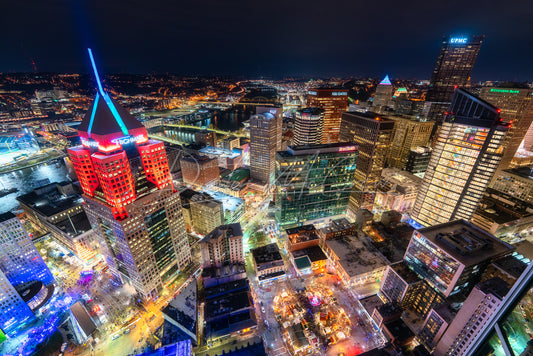 Pittsburgh's Light Up Night From Way Up High