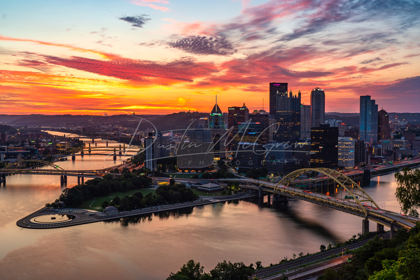 Vibrant Pittsburgh Sunrise