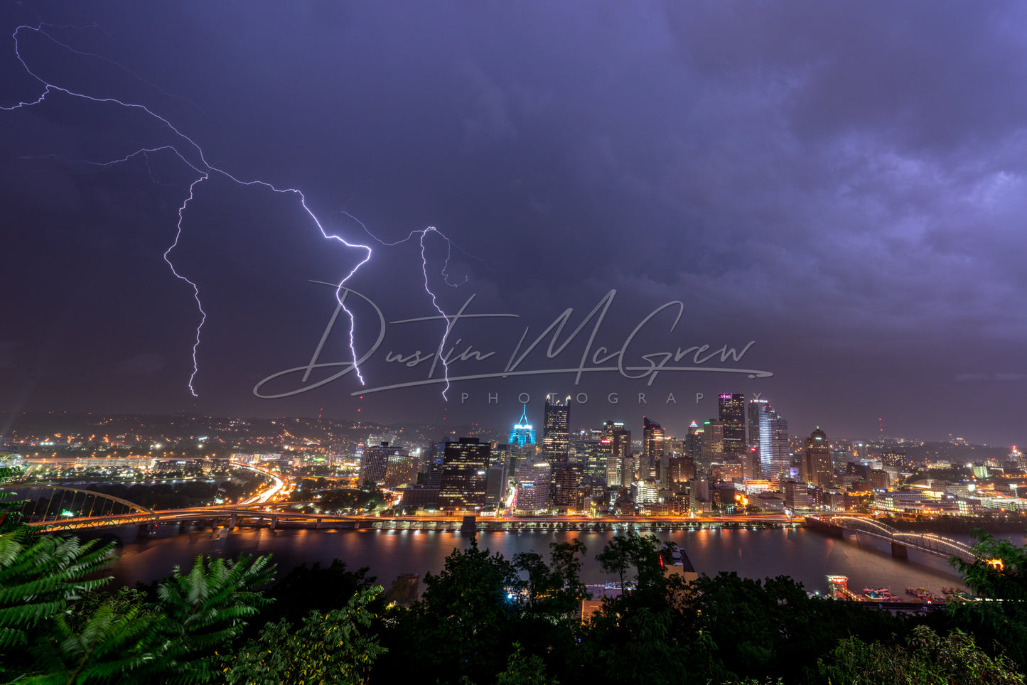 Pittsburgh Triple Lightning Strike