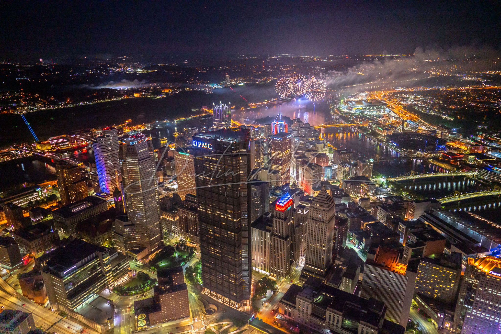 Over the Steel City and Fireworks