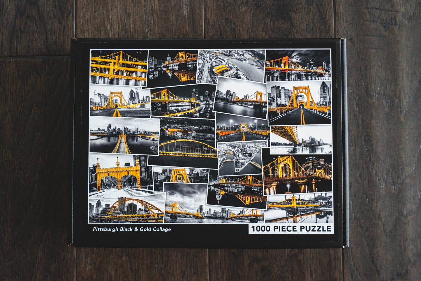 Pittsburgh Black & Gold Collage Jigsaw Puzzle - 1000 Pieces