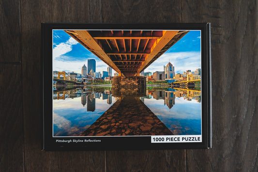 Pittsburgh Skyline Reflections Jigsaw Puzzle - 1000 Pieces