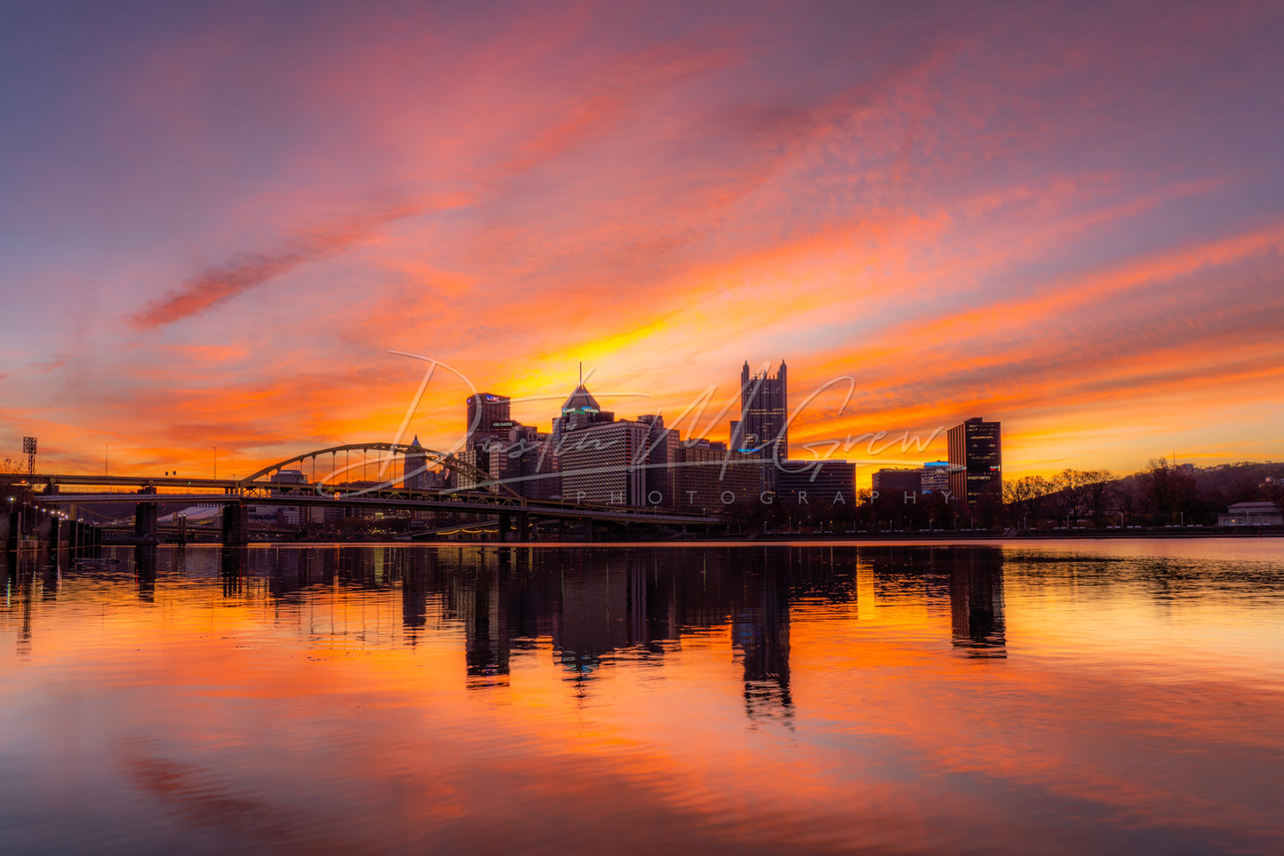 A Spectacular Vibrant Pittsburgh Sunrise