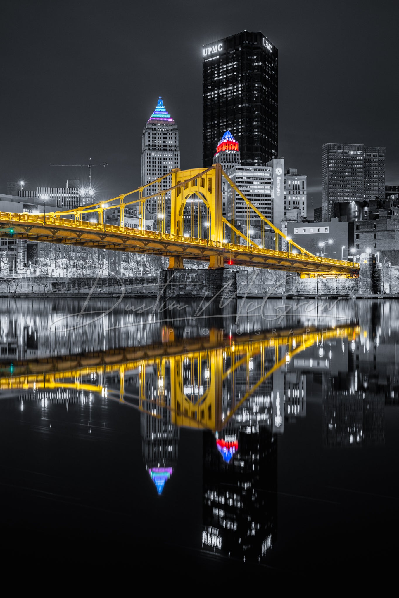 Warhol Bridge Black & Gold