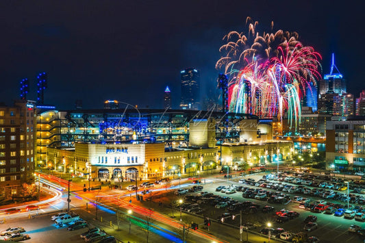 Pnc Park Photo With Fireworks In Pittsburgh Pa