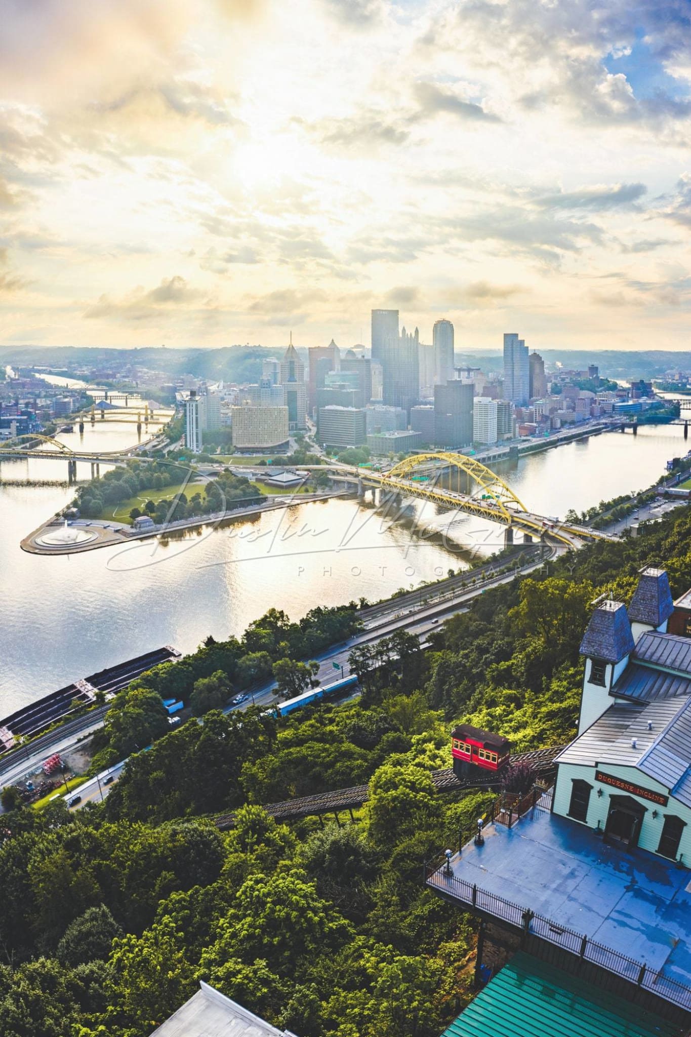 Photo Of Pittsburgh Overlooking The Duquesne Incline
